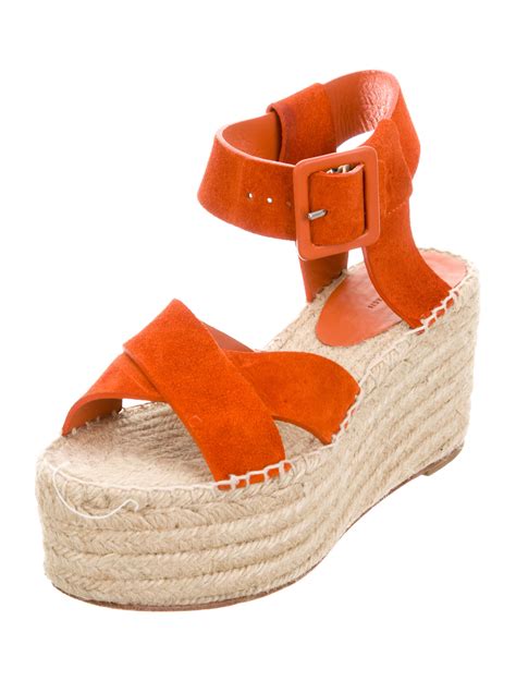 celine espadrilles platform|SANDALS WOMEN .